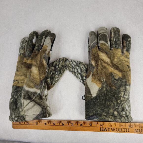 Outfitters Ridge Gloves Camo Green Woodlands Gorpcore Cold Warm Hunter Hunting - Picture 3 of 11